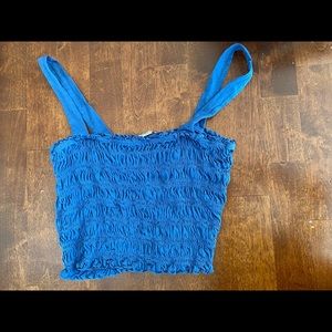 Stretchy tank top cropped